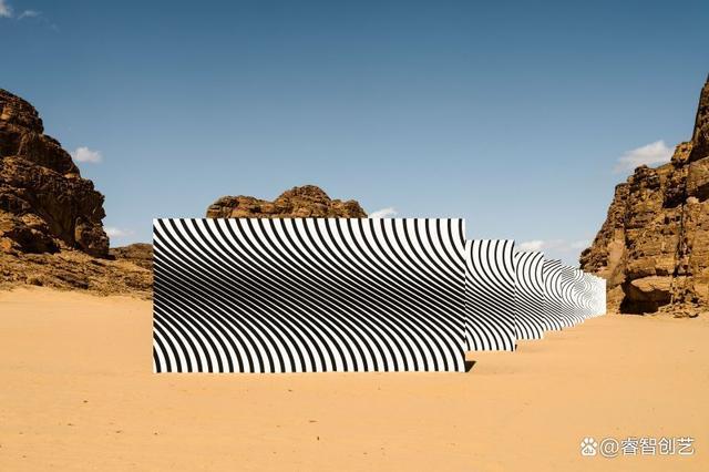 又壮丽非凡的印象,二月至三月时,美国当代艺术策划展 desert x在沙特